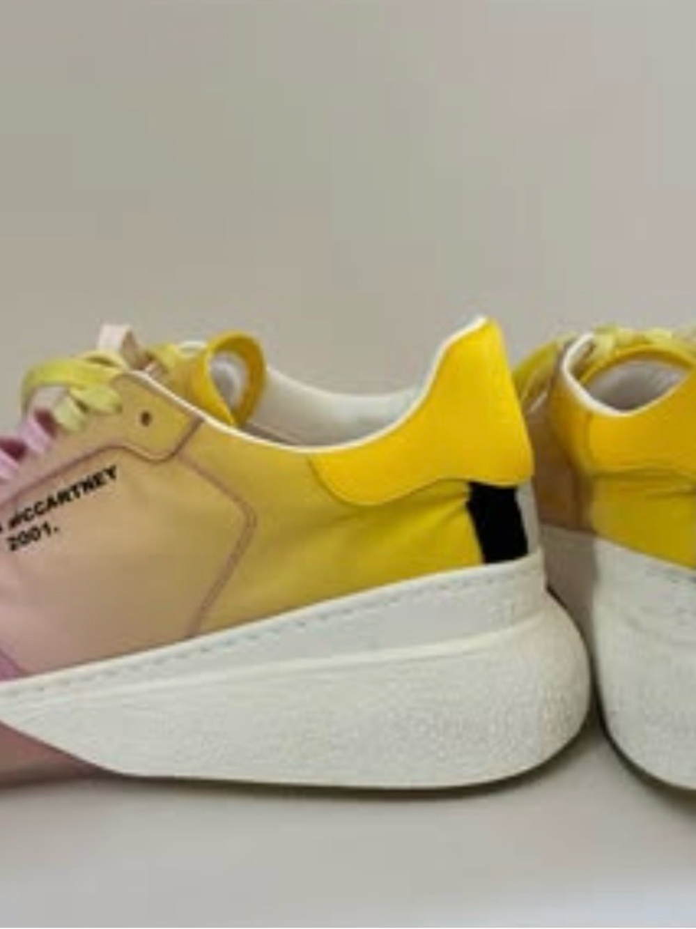 Stella McCartney Pink & Yellow Sneakers